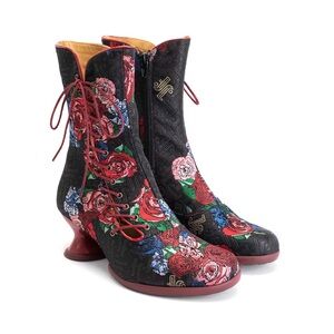 John Fluevog Enneagram Spontaneous side lace boot 9.5 rare